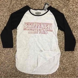 Women's Med Stranger Things Raglan Baseball Shirt